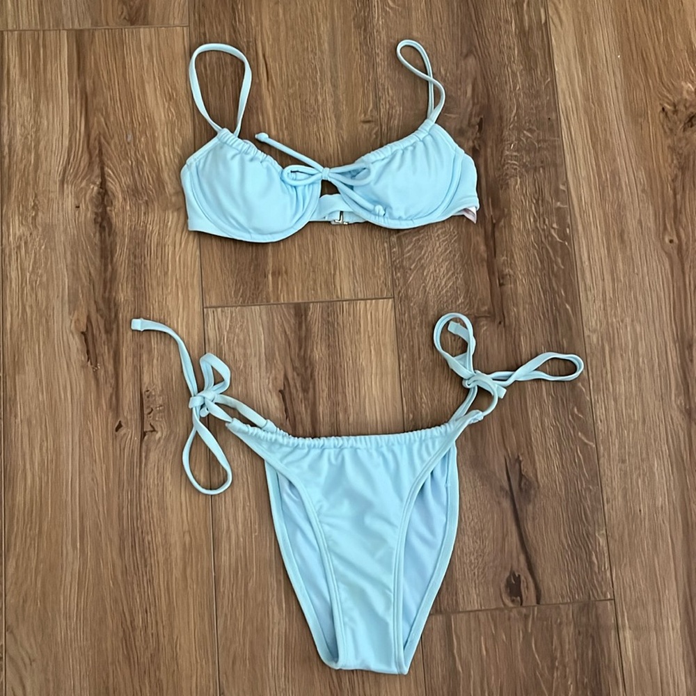 Light blue bikini! Size small